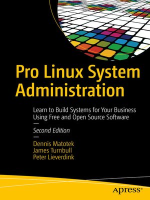 cover image of Pro Linux System Administration